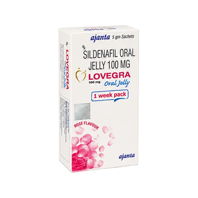女用果凍威而鋼Lovegra Oral Jelly 100mg 增强欲望 細節圖