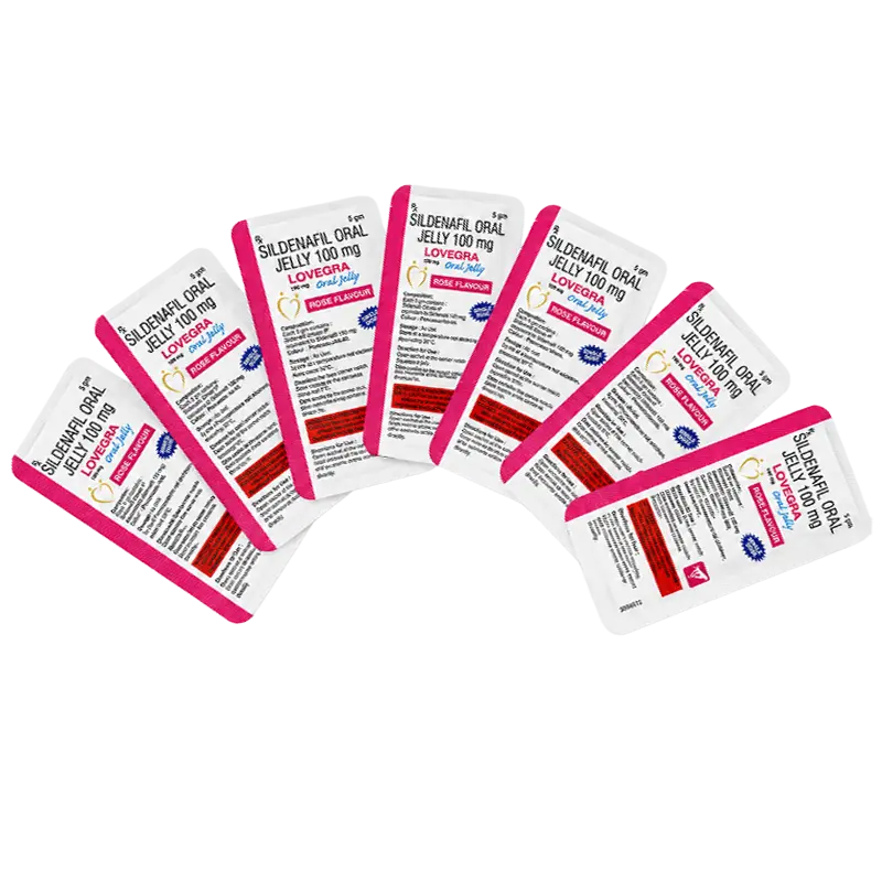 女用果凍威而鋼Lovegra Oral Jelly 100mg 增强欲望 細節圖