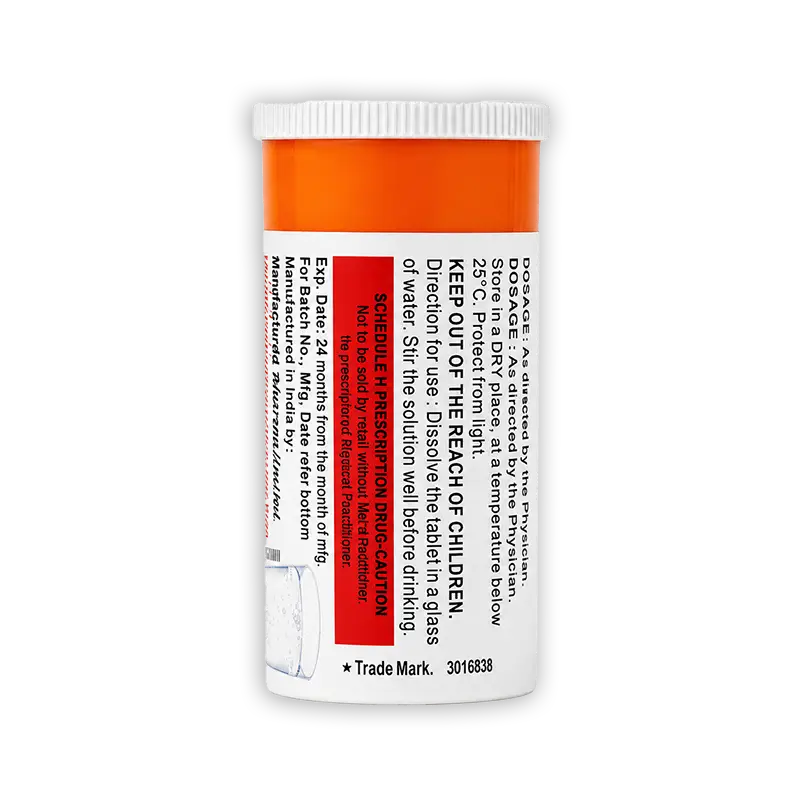 威而鋼發泡錠 Kamagra Effervescent 100mg 橙味速溶型 細節圖
