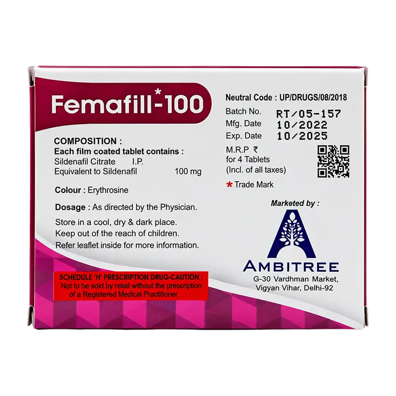 威而柔Femafill-100 女用威而鋼 增强女性欲望 找回性高潮 細節圖