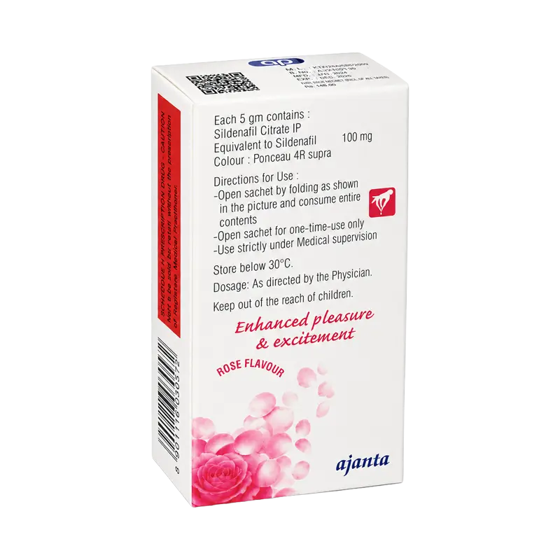 女用果凍威而鋼Lovegra Oral Jelly 100mg 增强欲望 細節圖