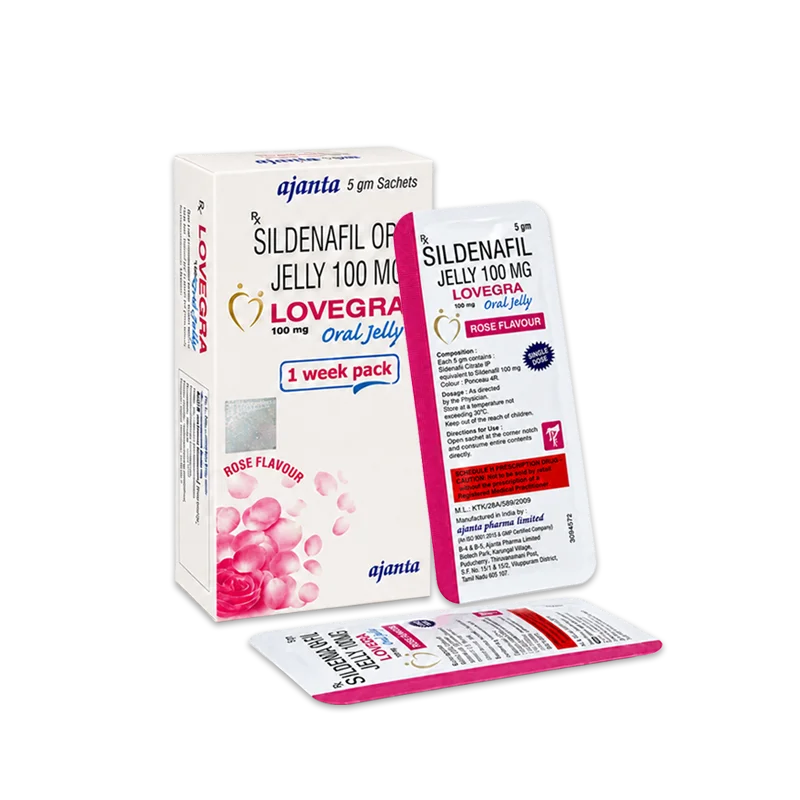 女用果凍威而鋼Lovegra Oral Jelly 100mg 增强欲望